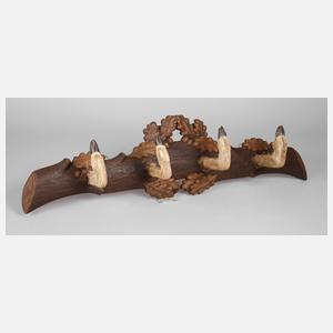 Jagdliche Wandgarderobe