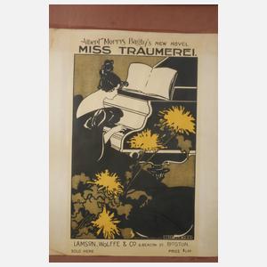 Werbeplakat "Miss Träumerei"