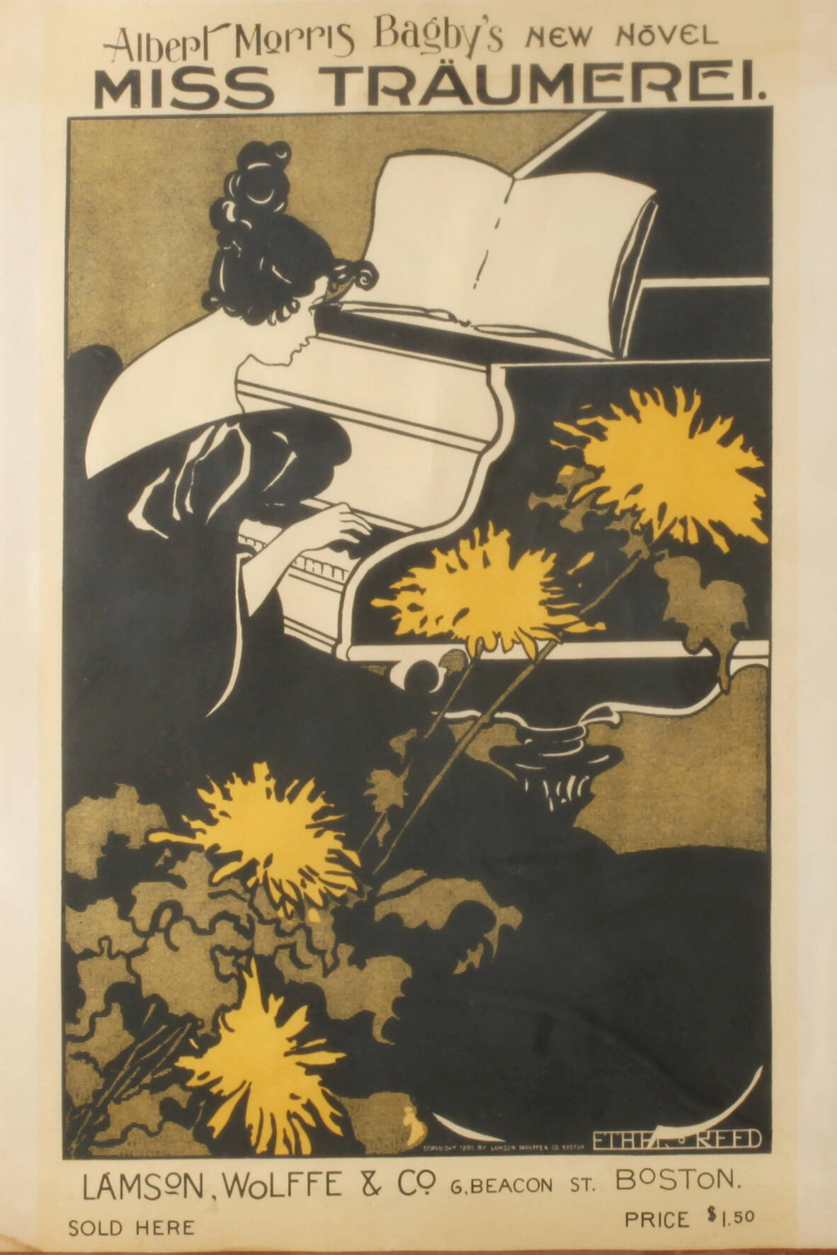 Werbeplakat "Miss Träumerei"