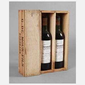 Drei Flaschen Rotwein