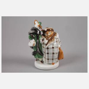 Zwei Figuren Leningrader Porzellanmanufaktur