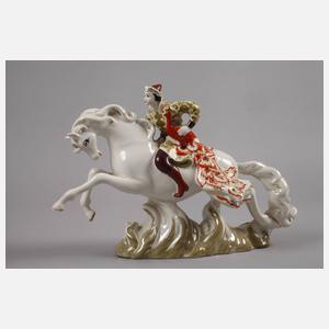 Zwei Figuren Leningrader Porzellanmanufaktur