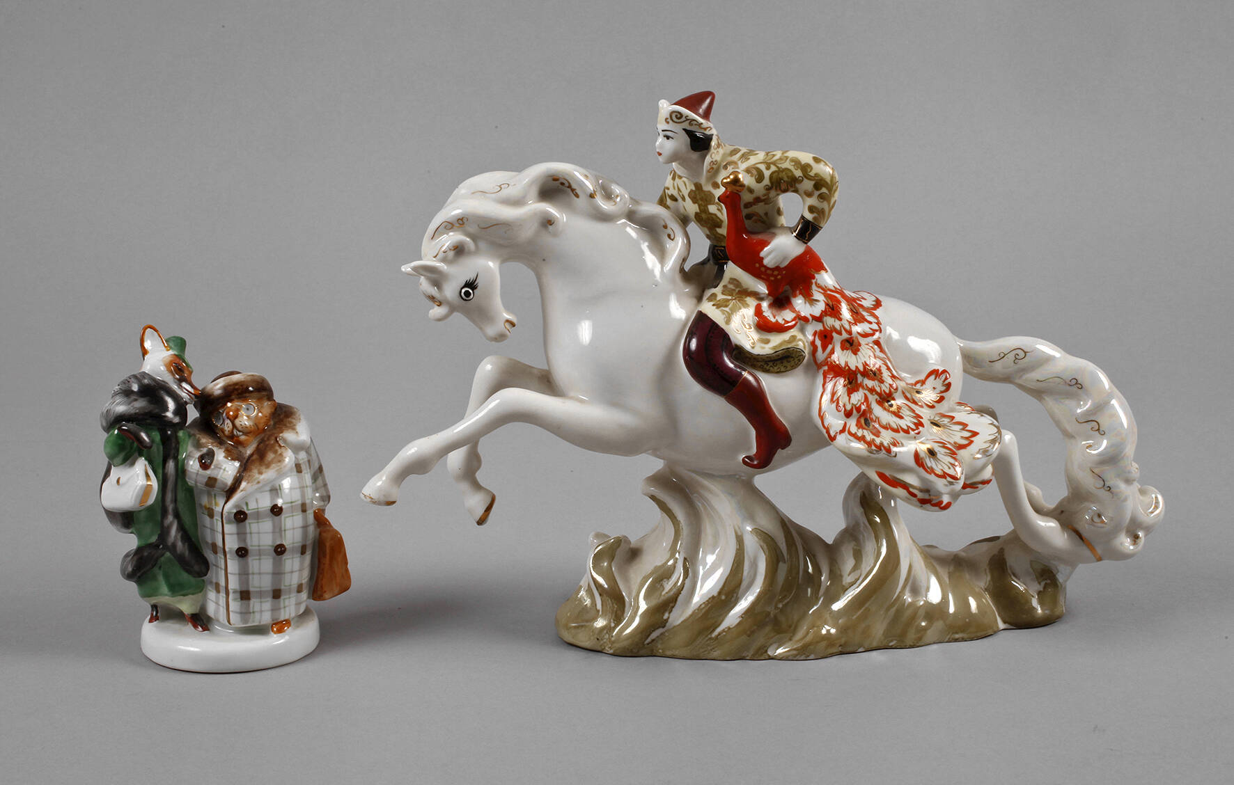 Zwei Figuren Leningrader Porzellanmanufaktur