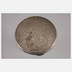 Puderdose mit emaillierter Moschee