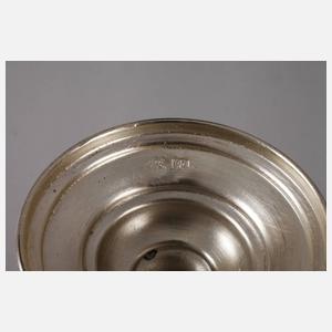 Moskau, zwei Silberpokale zur Silberhochzeit