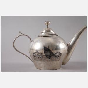 Silber orientalischeTeekanne