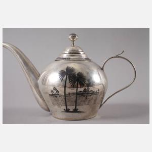 Silber orientalischeTeekanne