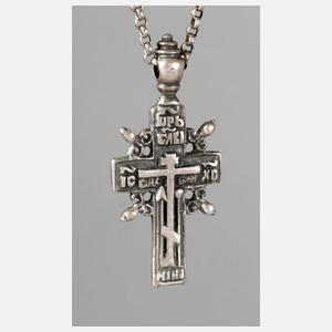 Russland orthodoxer Kreuzanhänger