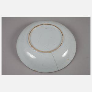 Teller und Schale Blaumalerei