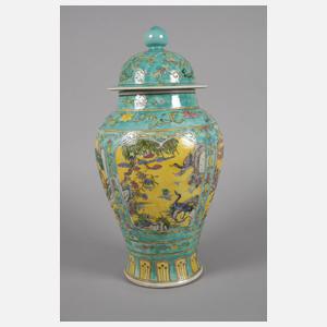 Deckelvase China