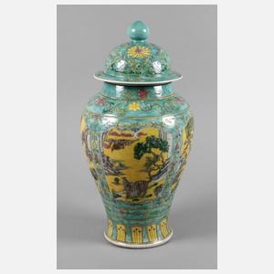 Deckelvase China