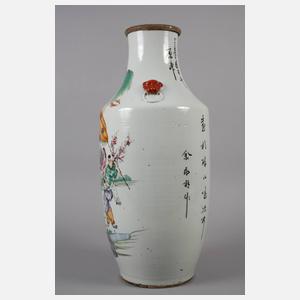 Bodenvase Famille rose