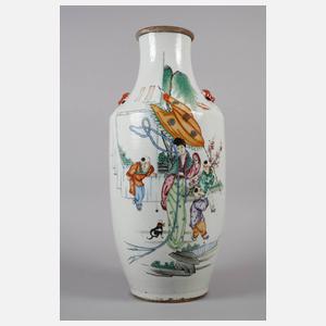 Bodenvase Famille rose