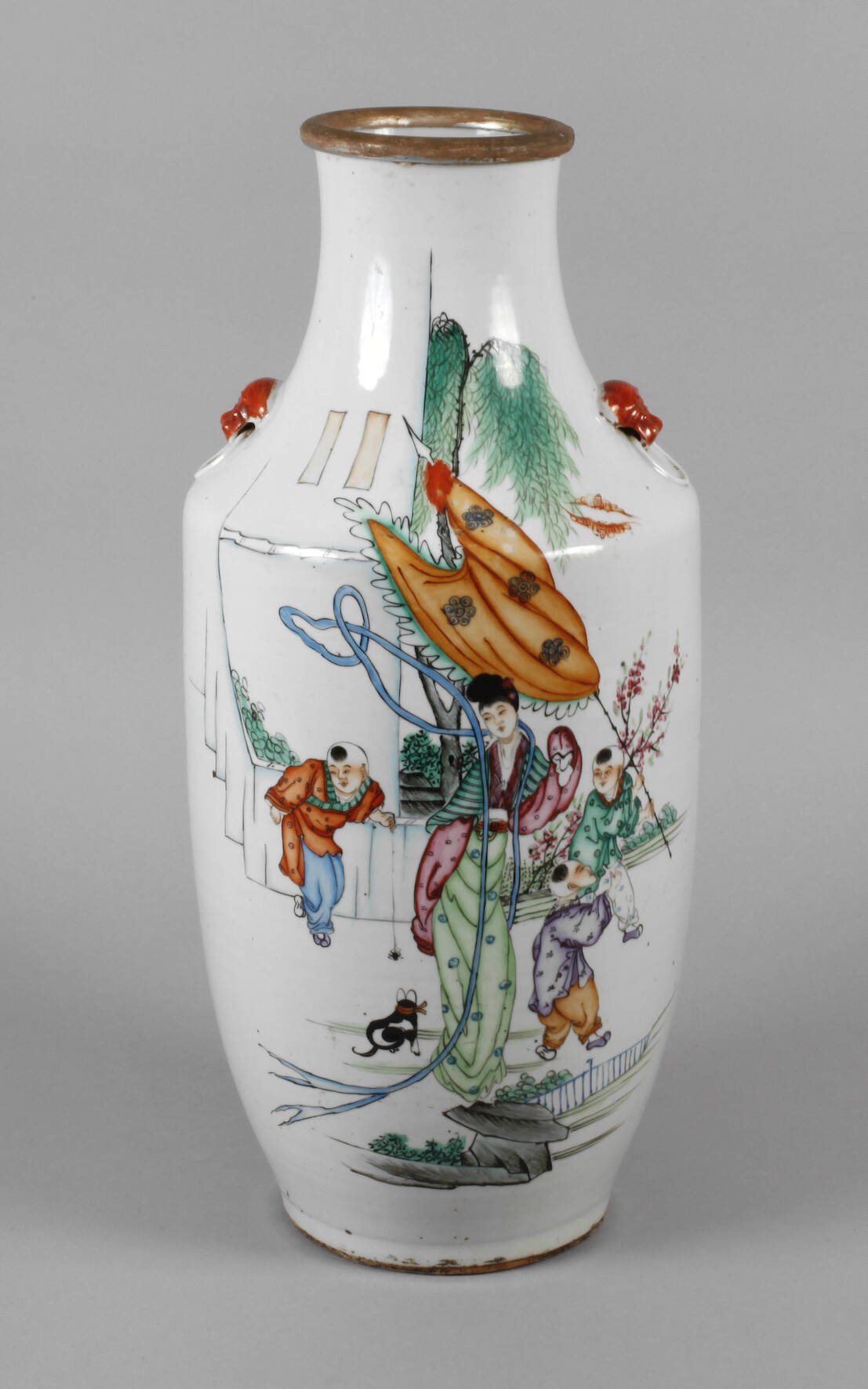 Bodenvase Famille rose