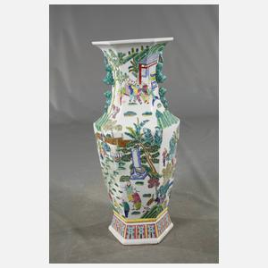 Bodenvase Famille rose