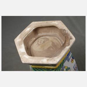 Bodenvase Famille rose