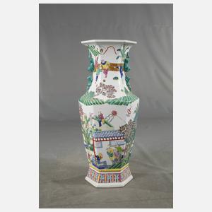 Bodenvase Famille rose