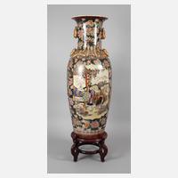 Prachtvolle Bodenvase Satsuma111