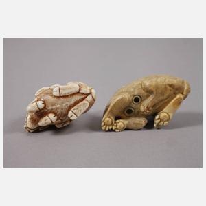 Zwei Netsuken