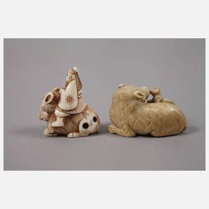 Zwei Netsuken