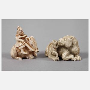 Zwei Netsuken