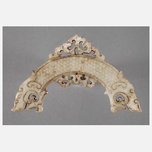 Archaische Jadeschnitzerei