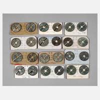 China Konvolut 10-Cash-Münzen111
