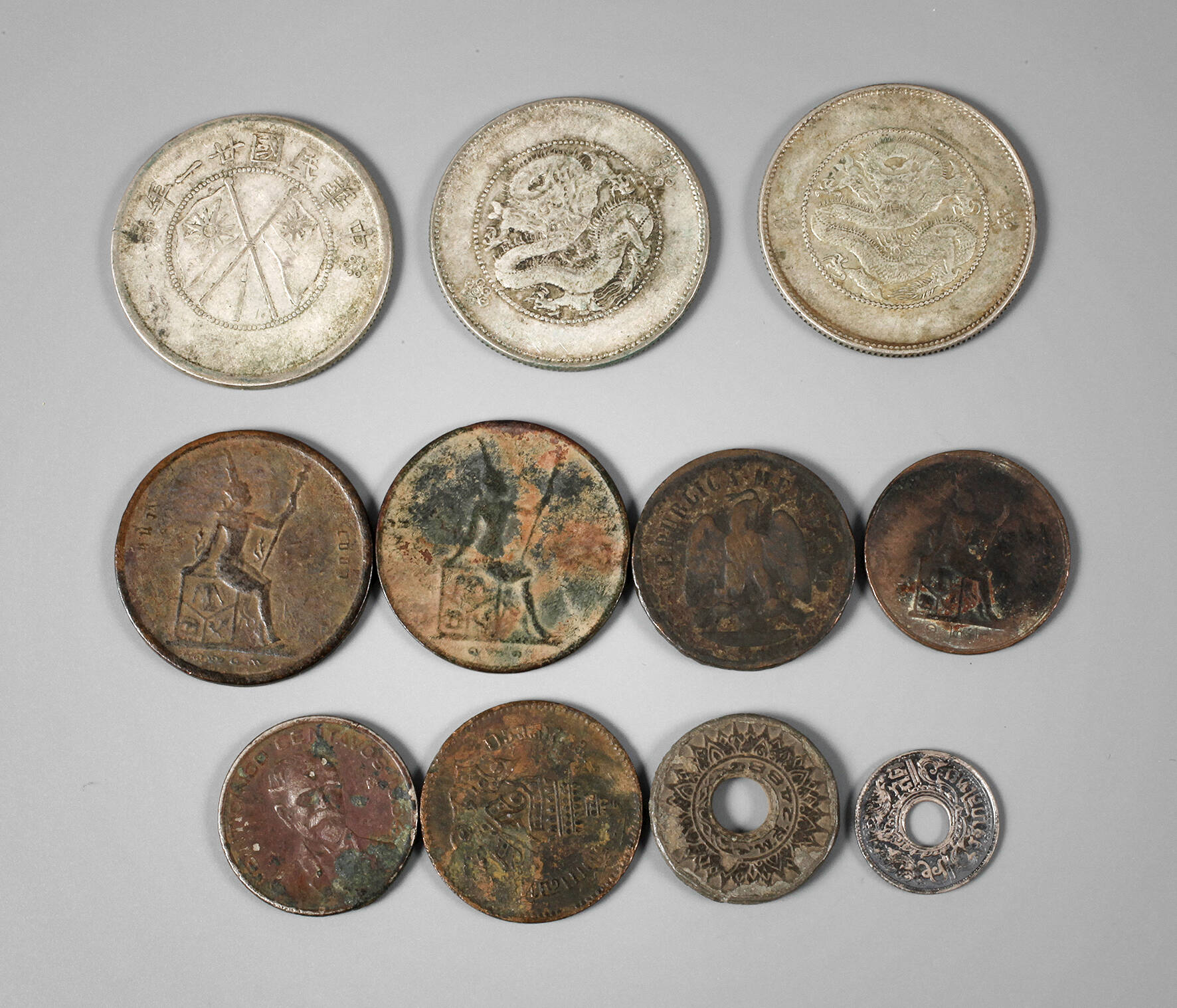 Konvolut asiatische Münzen