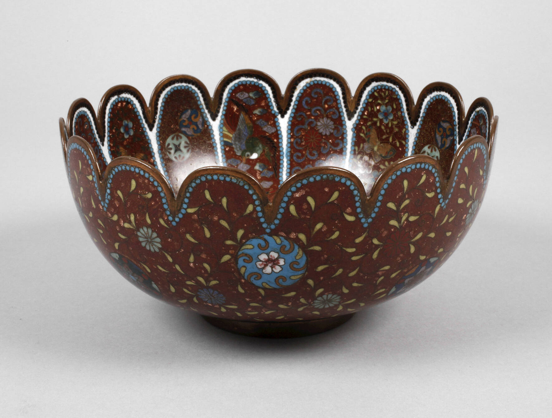 Blütenschale Cloisonné