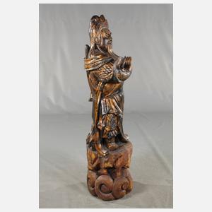 Große figürliche Schnitzerei