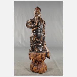 Große figürliche Schnitzerei