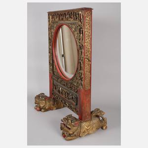 Prachtvoller Standspiegel China