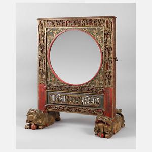 Prachtvoller Standspiegel China