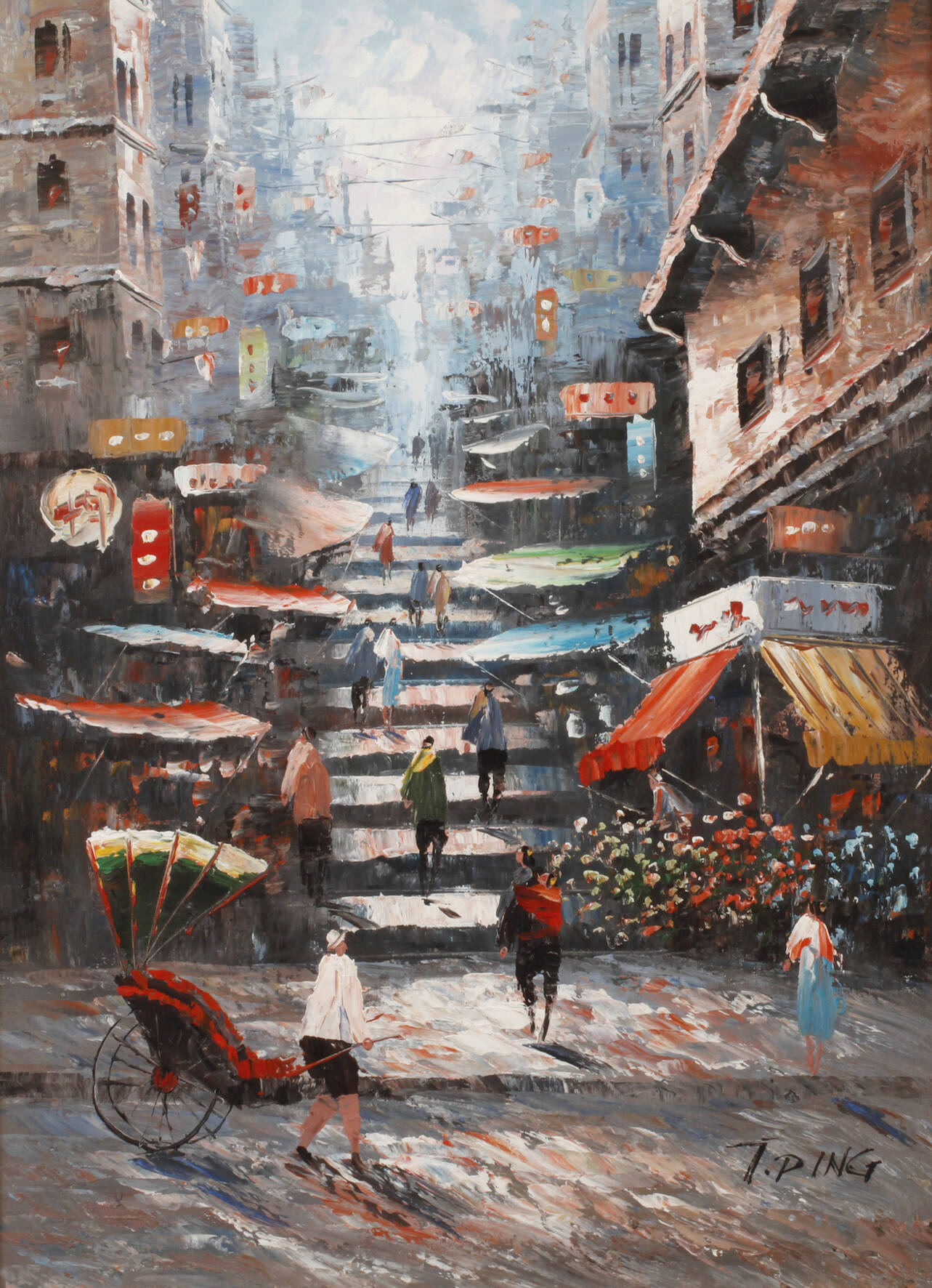 Chinesische Stadtansicht