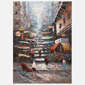 Chinesische Stadtansicht