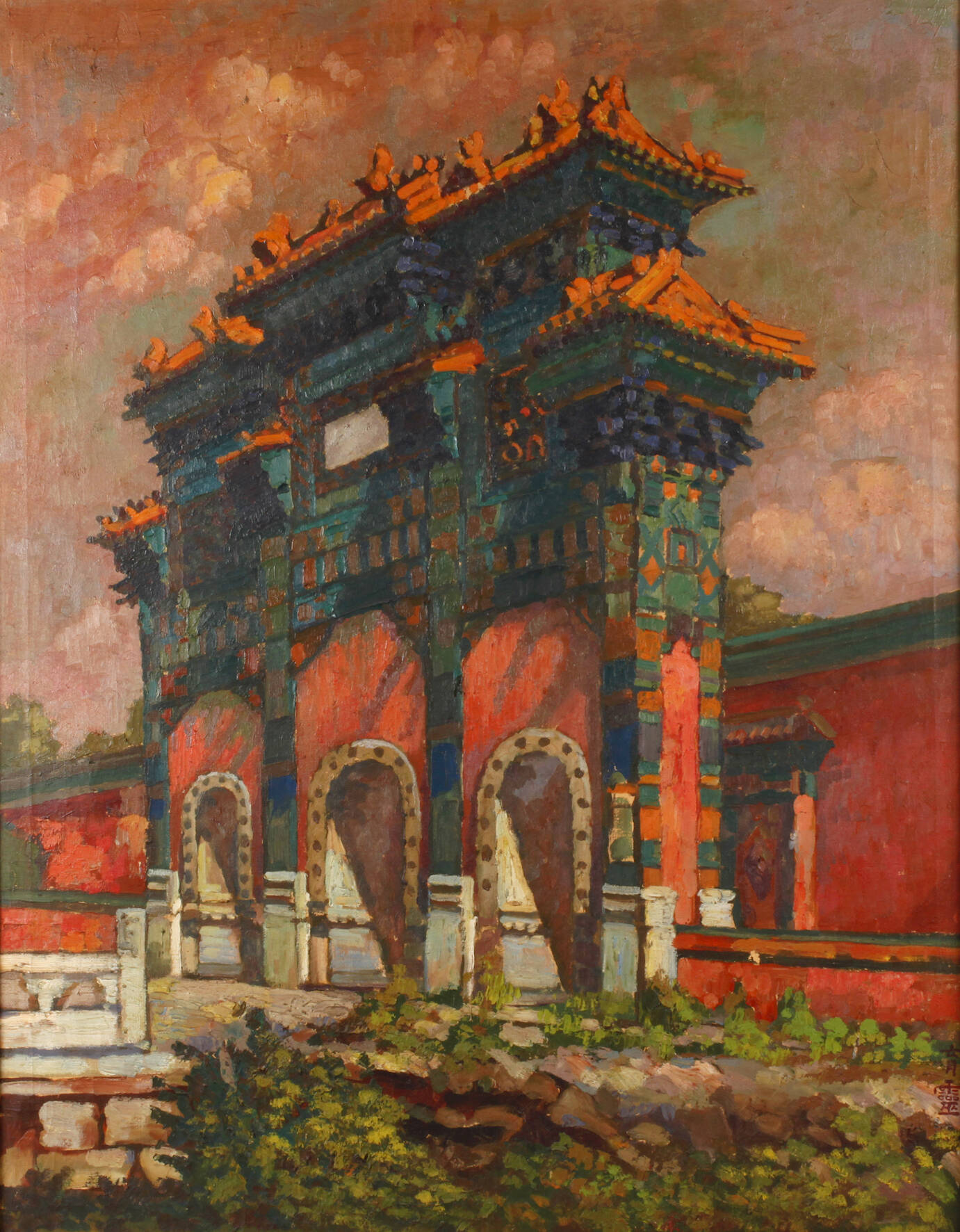 Torbogen am Xiangshan-Park