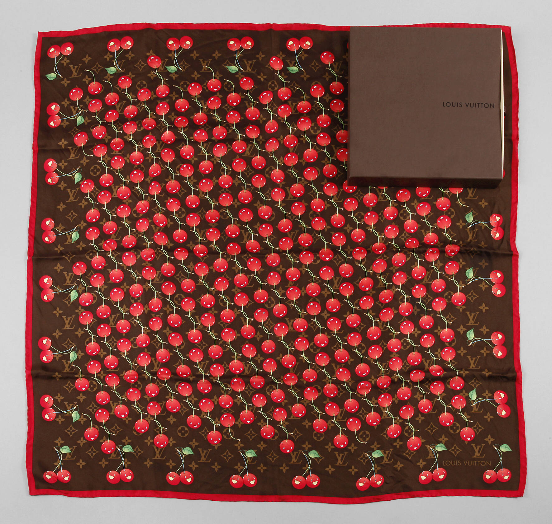 Seidentuch Louis Vuitton "Cerises"