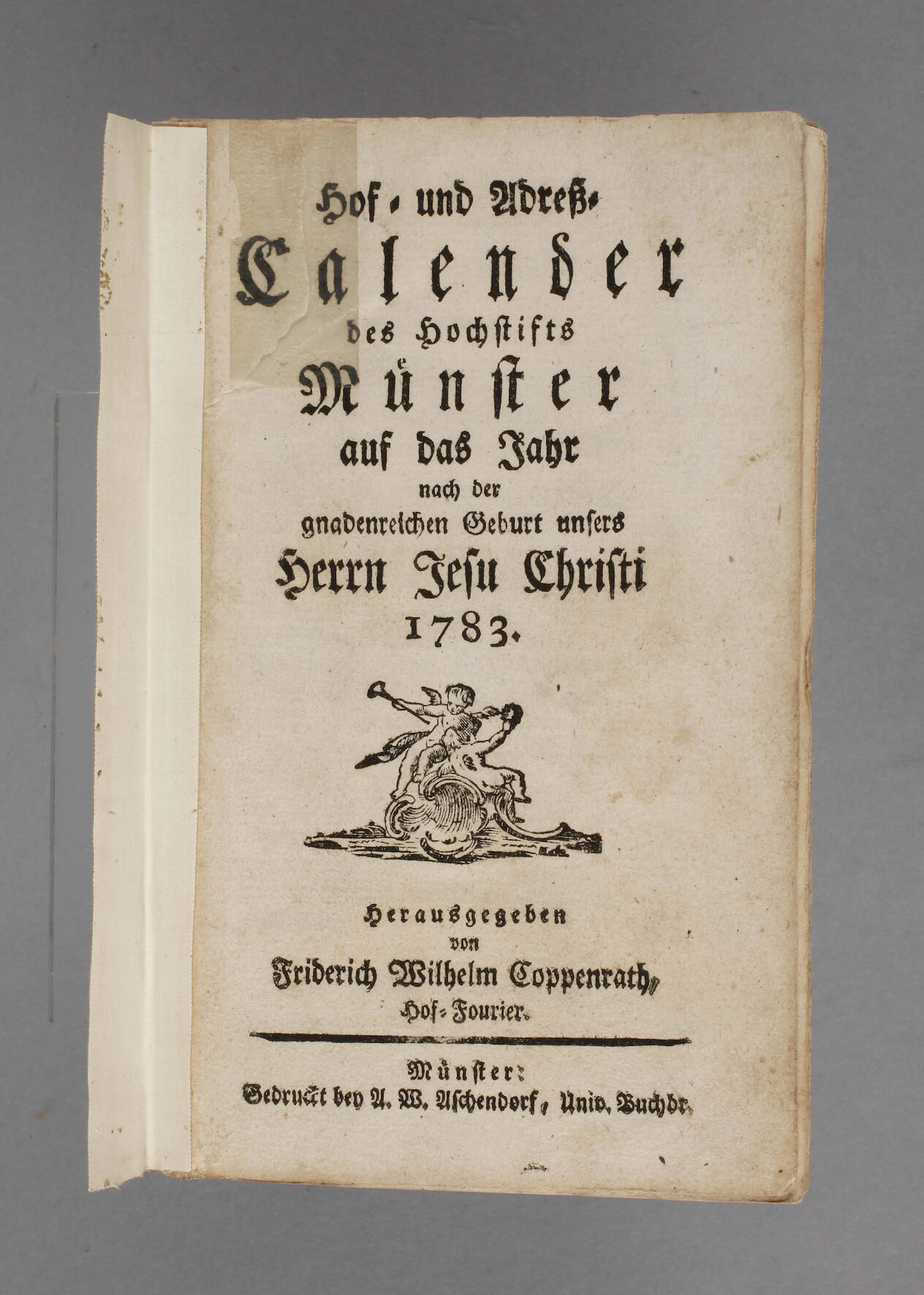 Hof- und Adress-Calender des Hochstifts Münster
