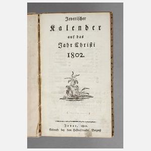 Jeverischer Kalender 1802