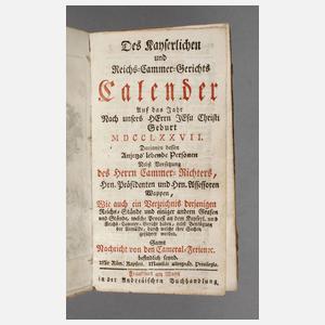 Des Reichs-Cammer-Gerichts Calender