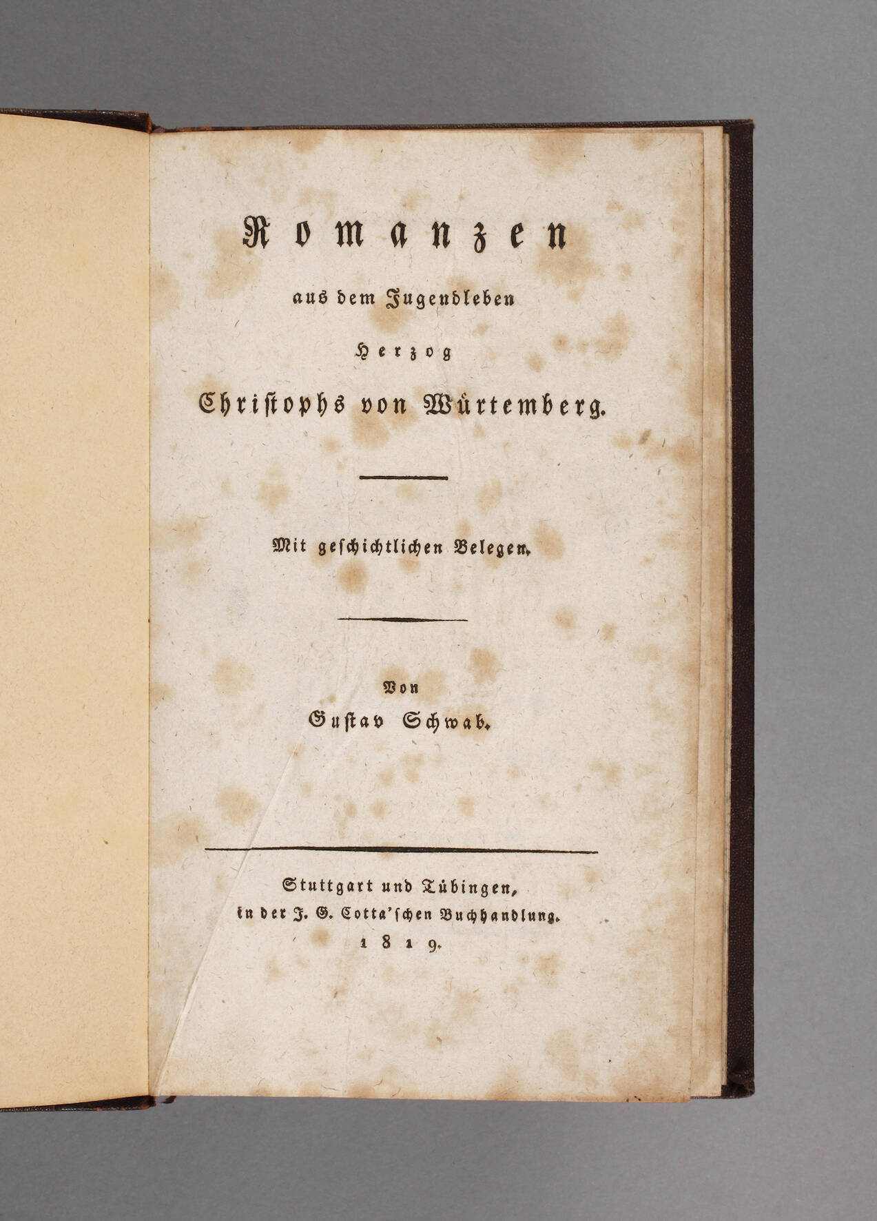 Romanzen aus dem Jugendleben