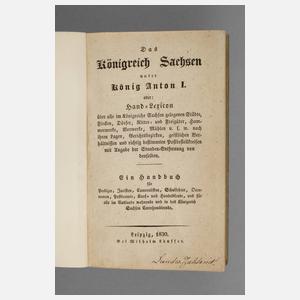 Das Königreich Sachsen unter König Anton I.