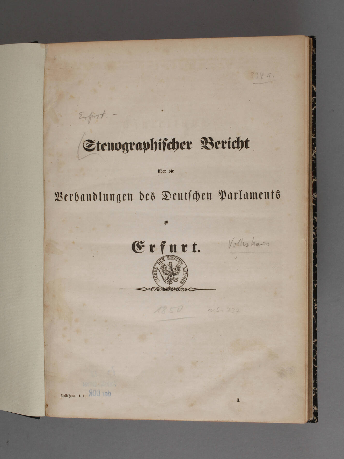 Stenographischer Bericht