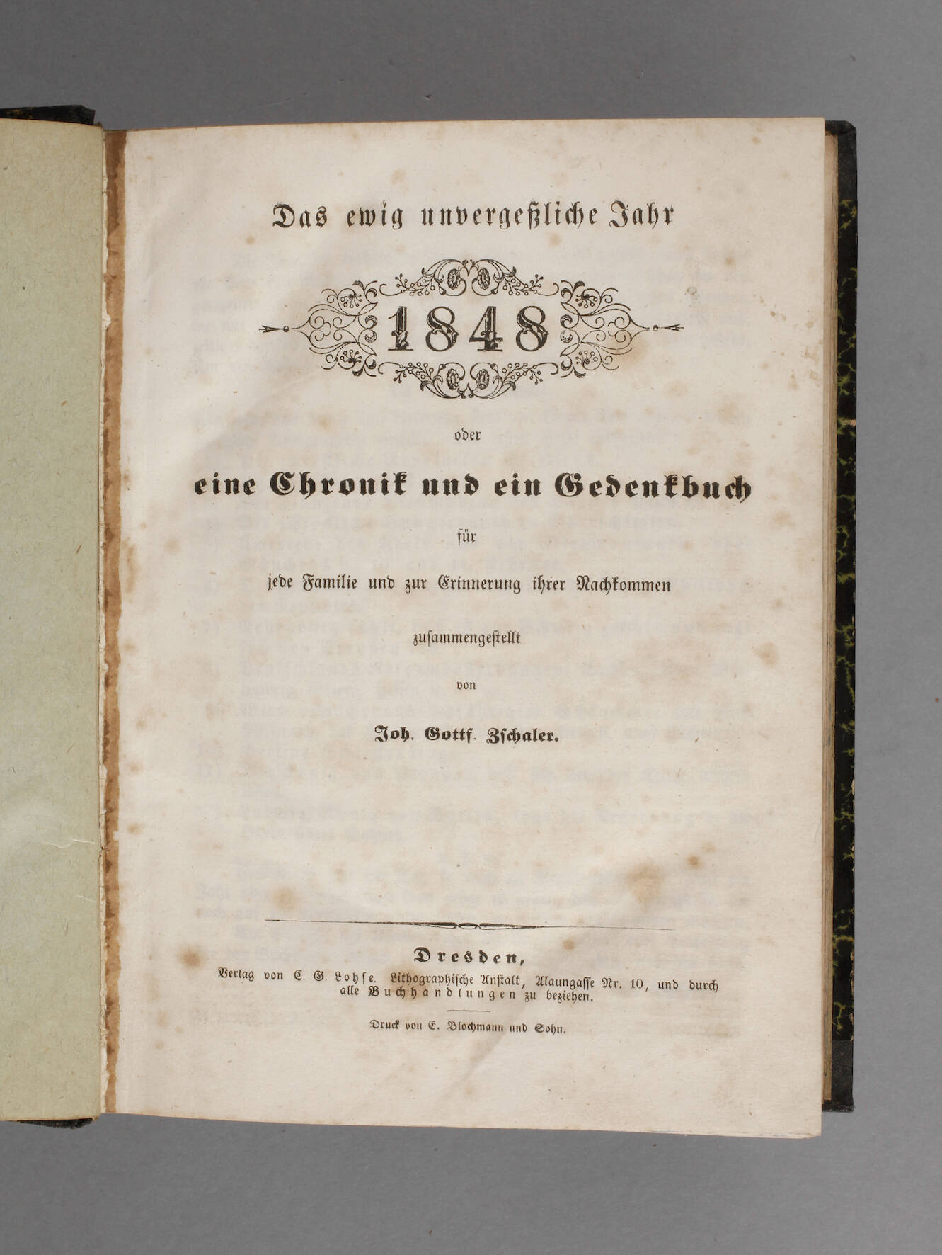 Das ewig unvergeßliche Jahr 1848