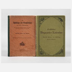 Zwei Schriften Gartenbau von Schilling