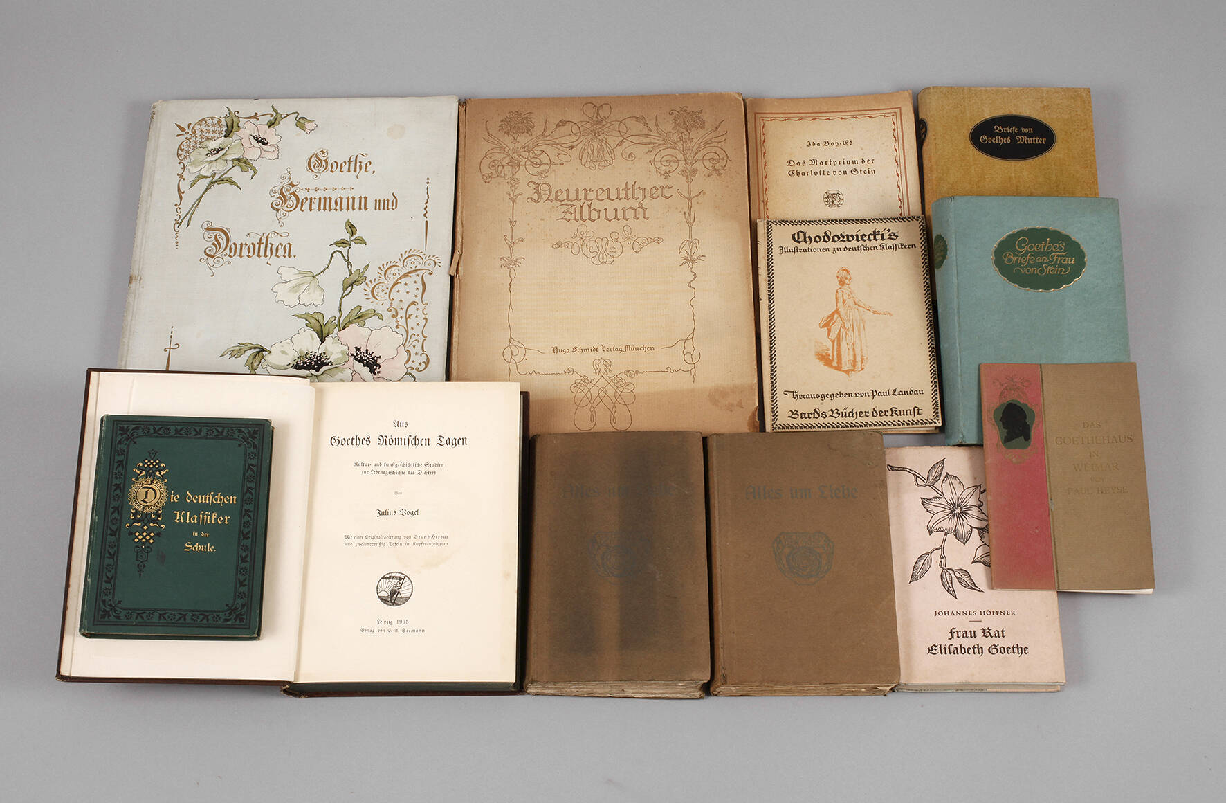 Konvolut Goethe-Literatur