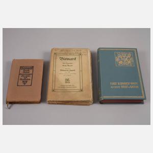 Konvolut Biographien und Briefe Bismarck