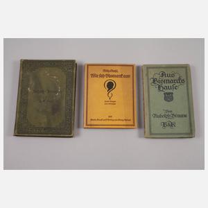 Konvolut Biographien und Briefe Bismarck