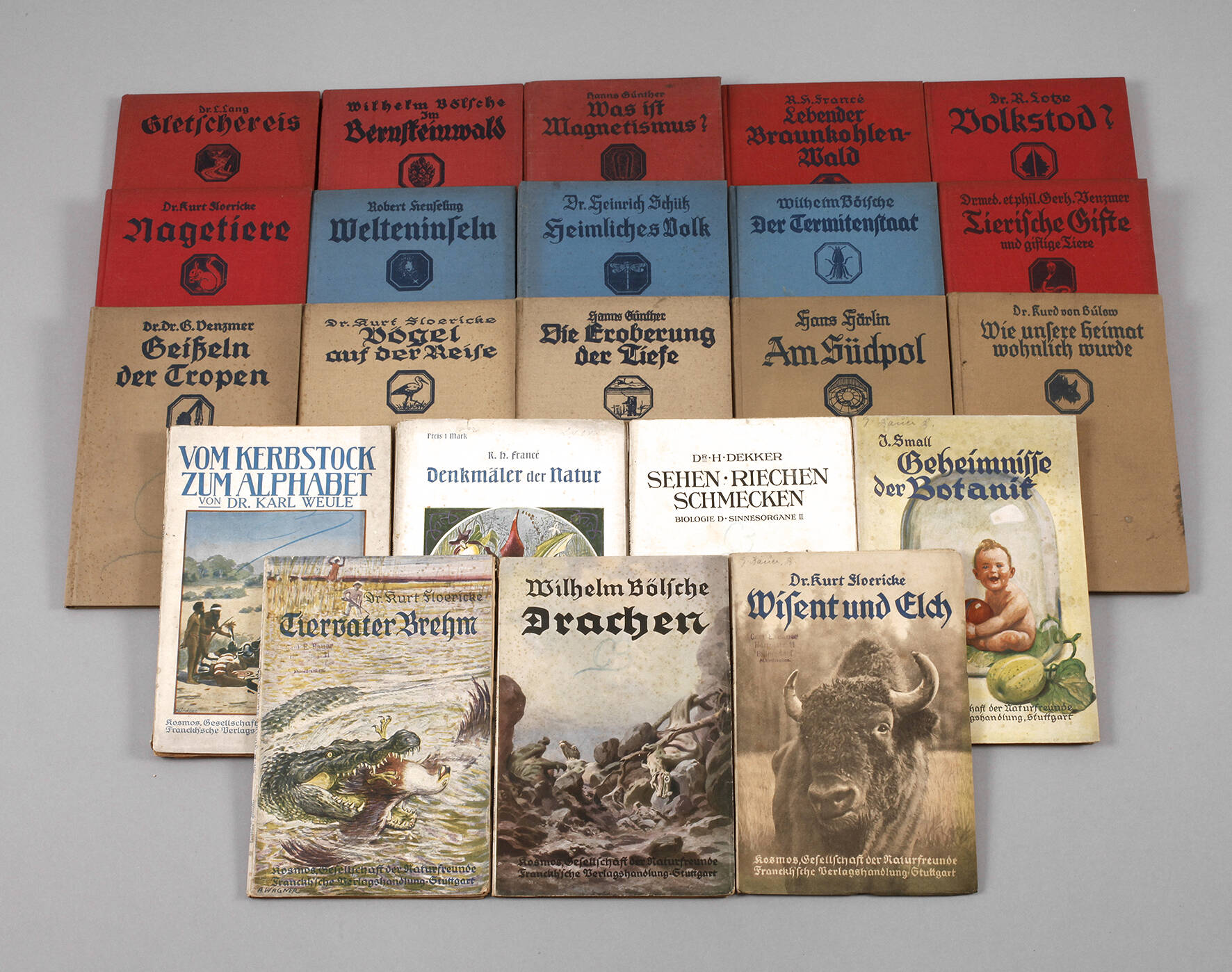 Konvolut Kosmos-Bändchen