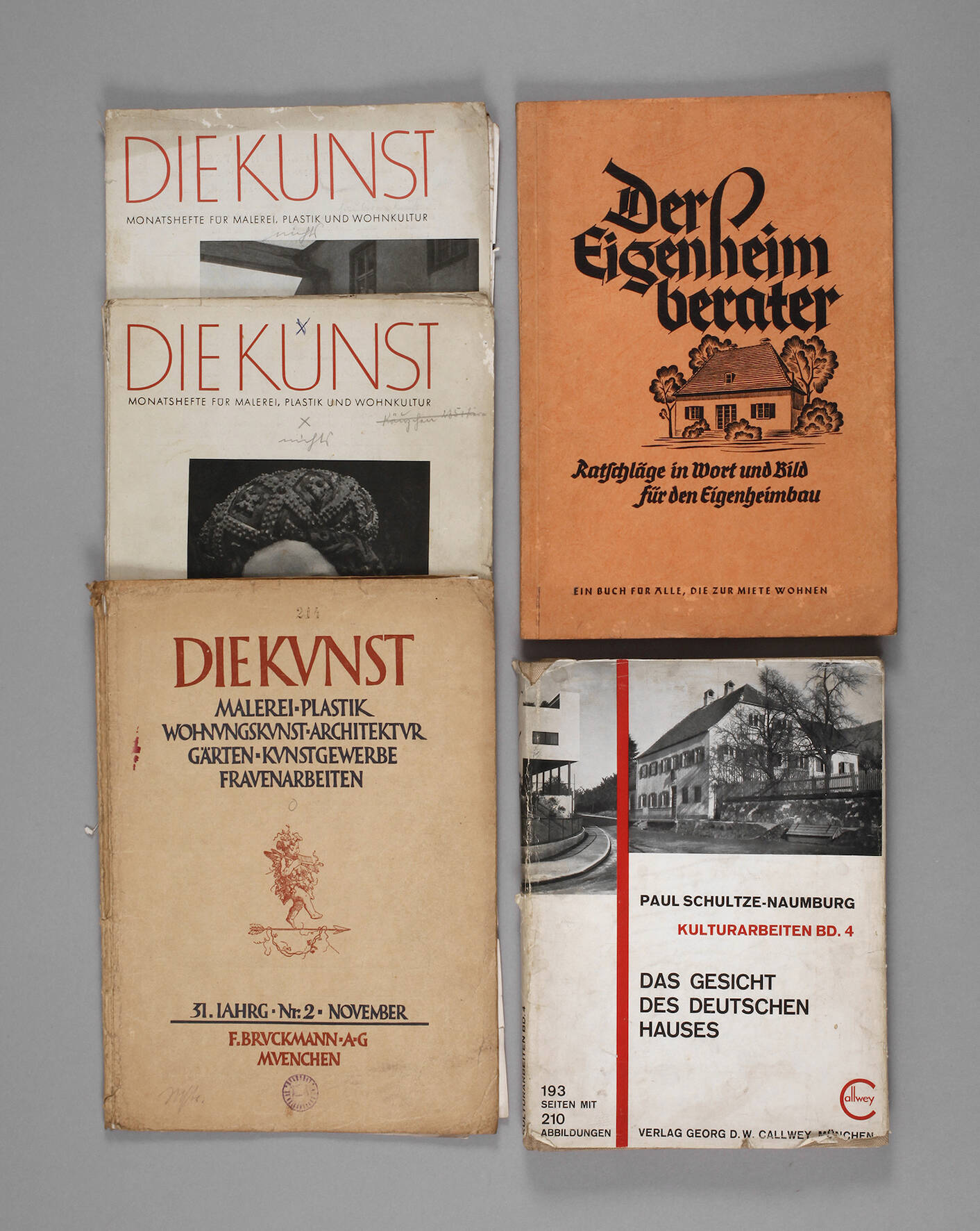 Konvolut Literatur Architektur und Wohnen 30er Jahre